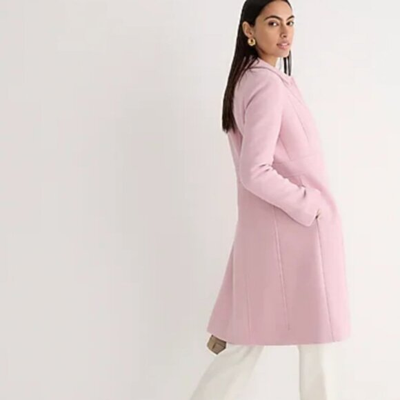 J. Crew Classic New Lady Day Double-cloth Wool Thinsulate Coat 4P NWT - Picture 2 of 3